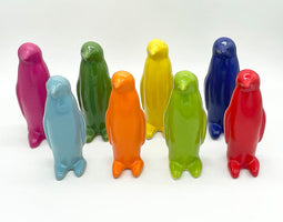 Ceramic Penguin, Red