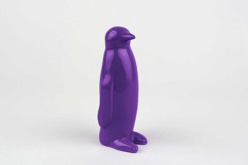 Ceramic Penguin, Purple