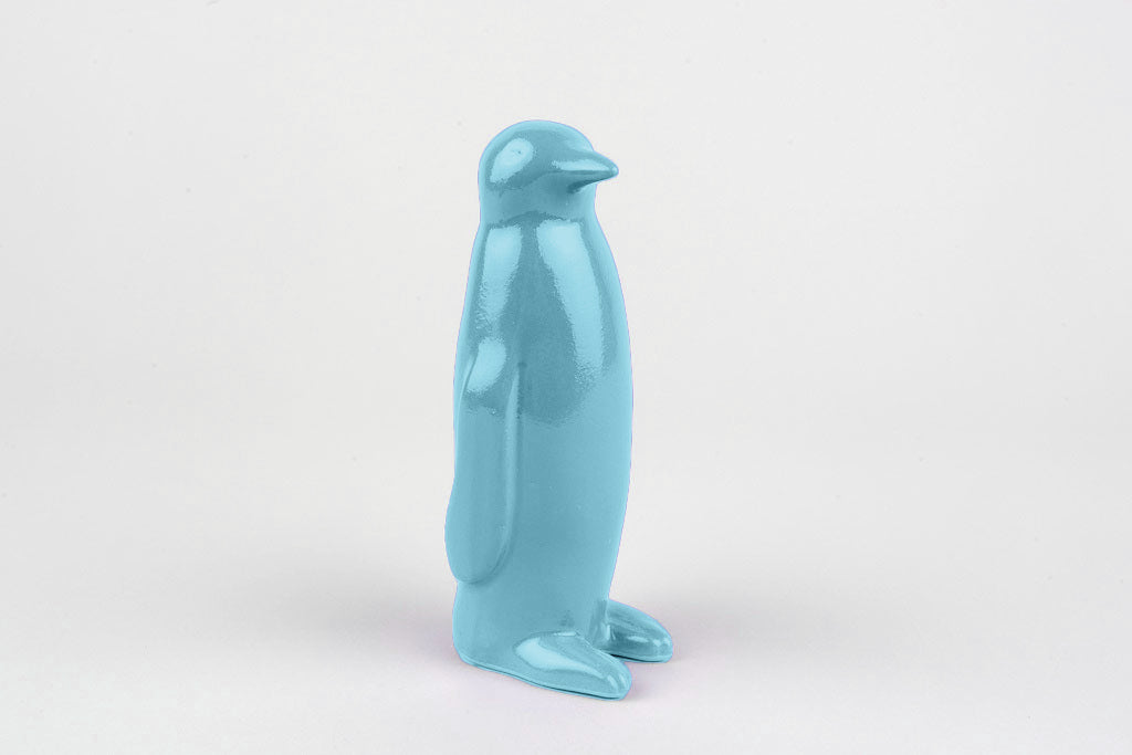 Ceramic Penguin, Sky Blue