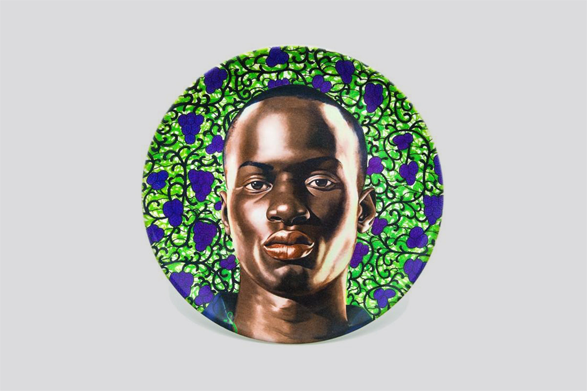 Matar Mbaye II (Plate) by Kehinde Wiley