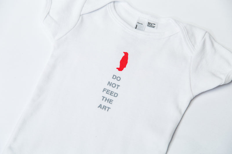 Do Not Feed The Art Onesie Set