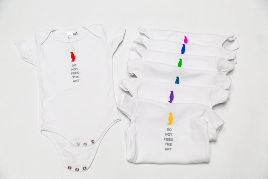 Do Not Feed The Art Onesie