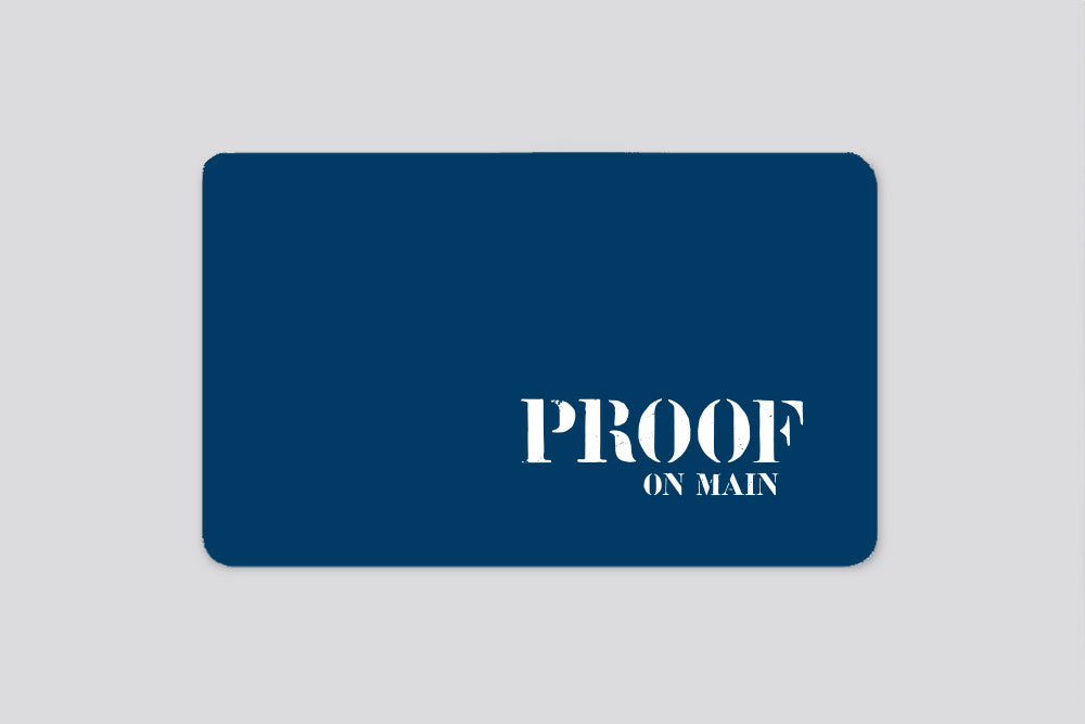 Proof On Main Gift Card