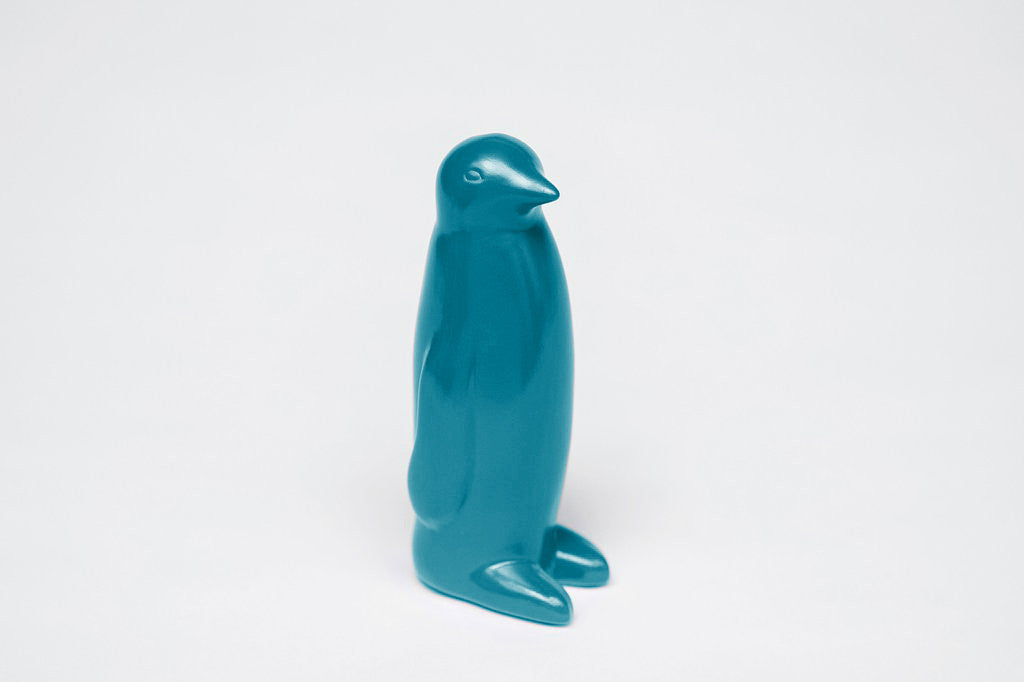 Ceramic Penguin, Teal